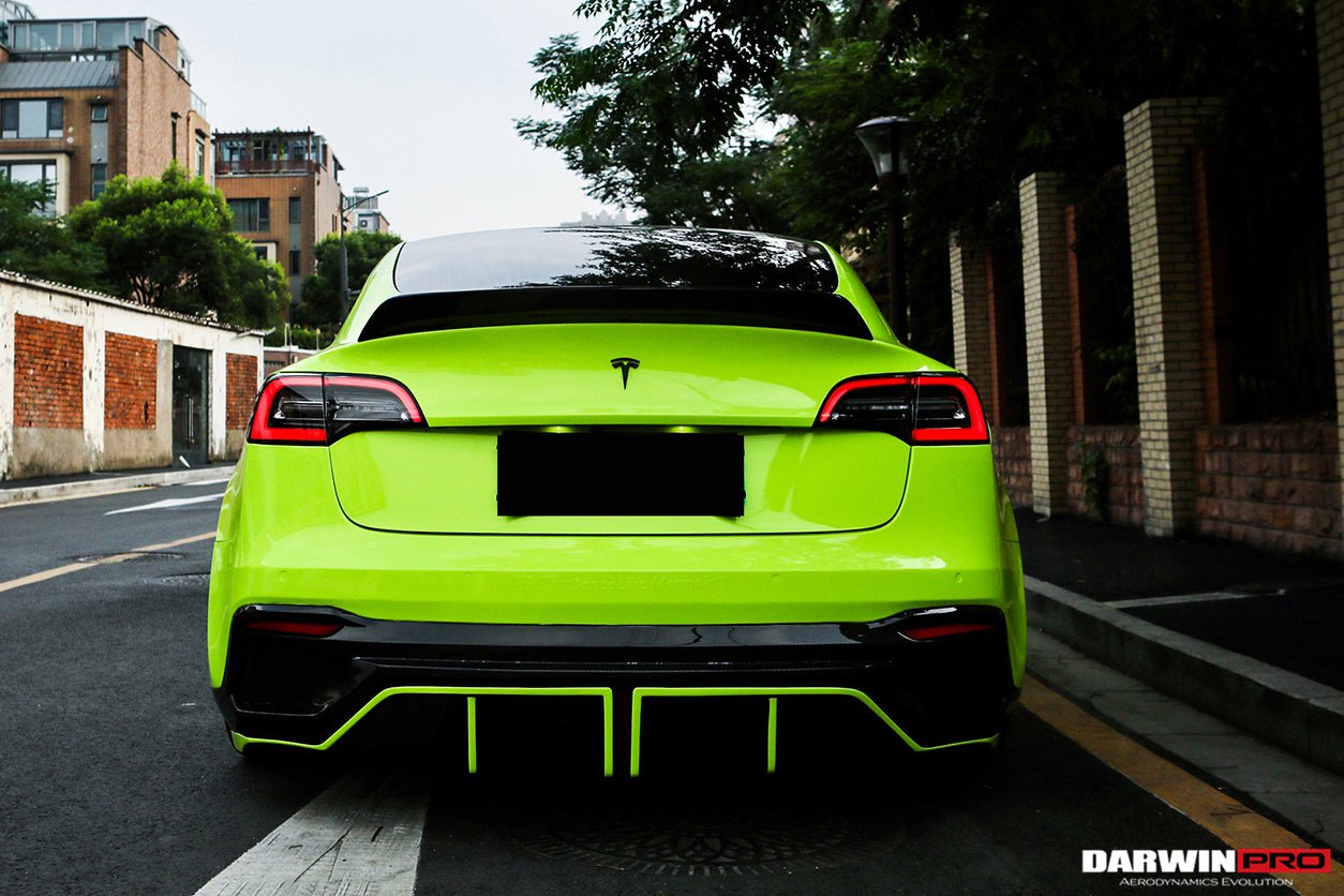 2017 - 2020 Tesla Model 3 IMP Performance Partial Carbon Fiber Rear Bumper